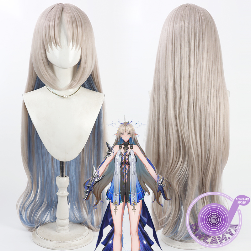 Anime Cosplay Wig Heat Resistant - Cartethyia Peruka Cosplay Wuthering Waves Biege