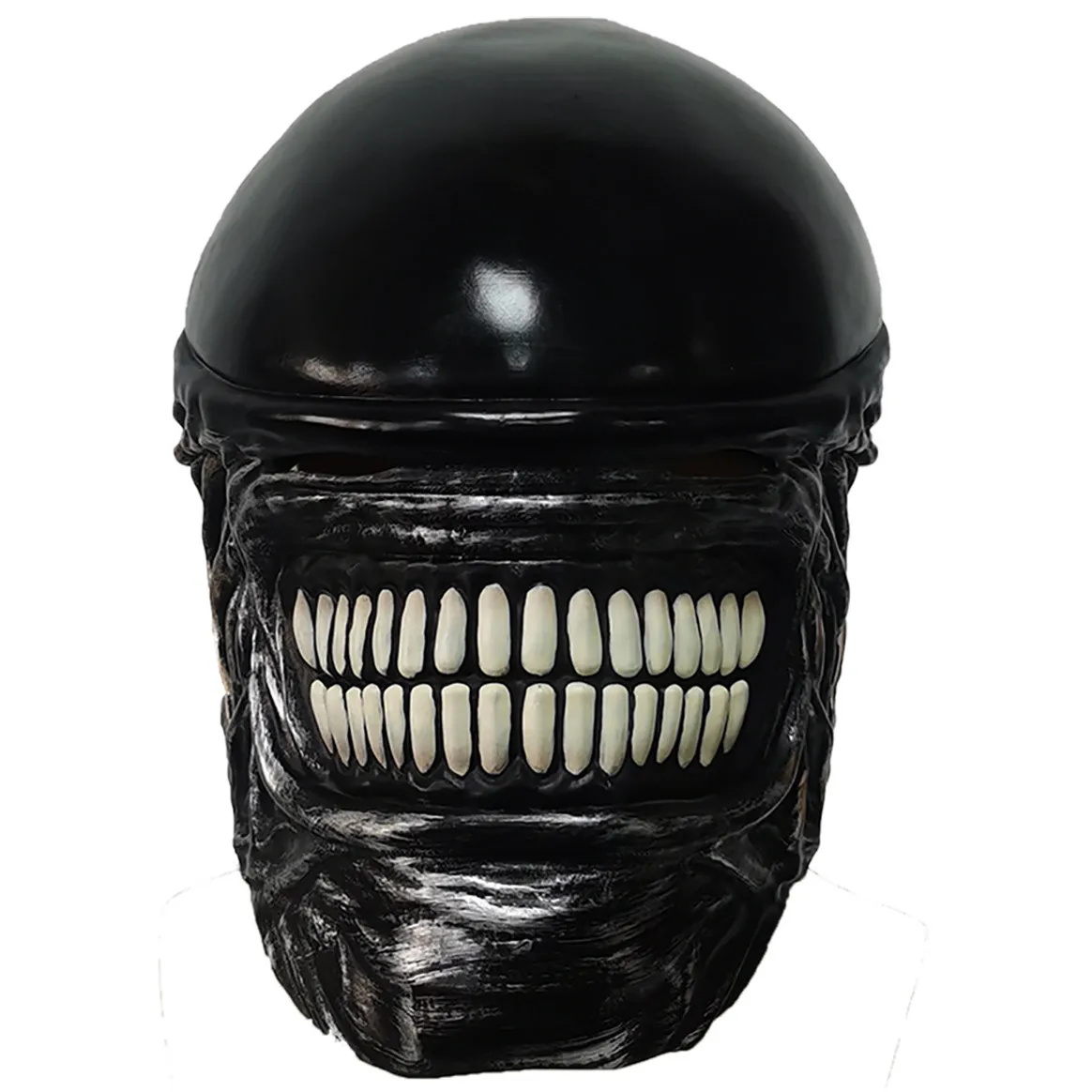 Latex Alien Mask Realistic - Mrożące strach maski, maska obcego drapieżnika,