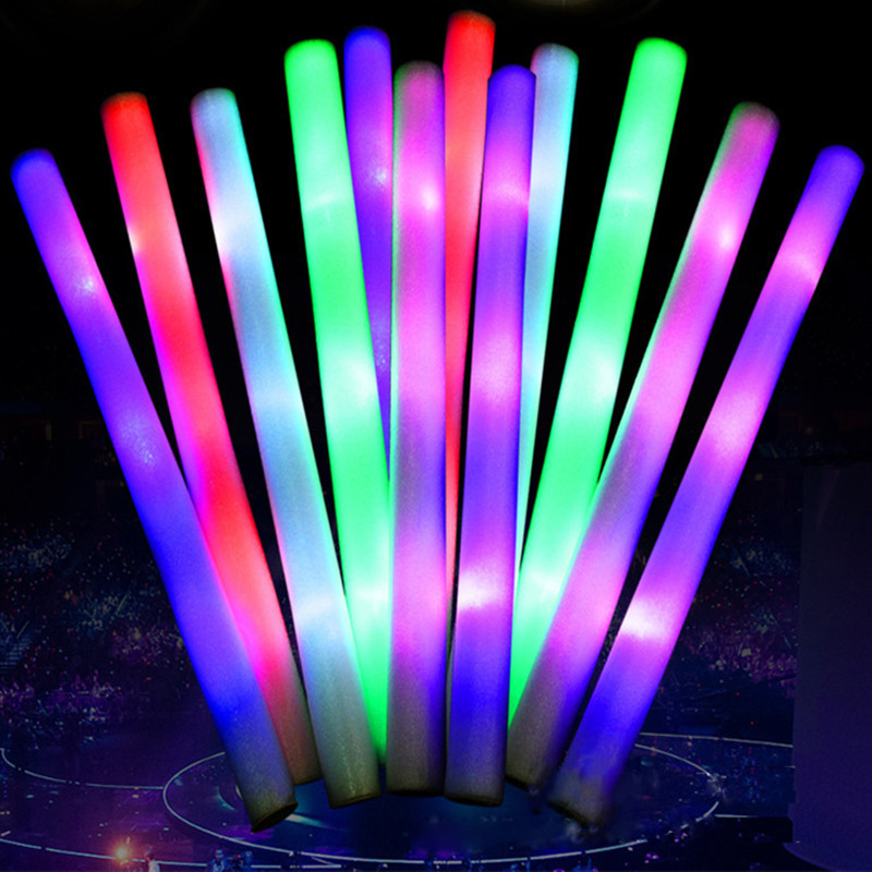 30 szt. Dekoracja na imprezę,  – Flashing Led Foam Sticks Party recenzja i cena