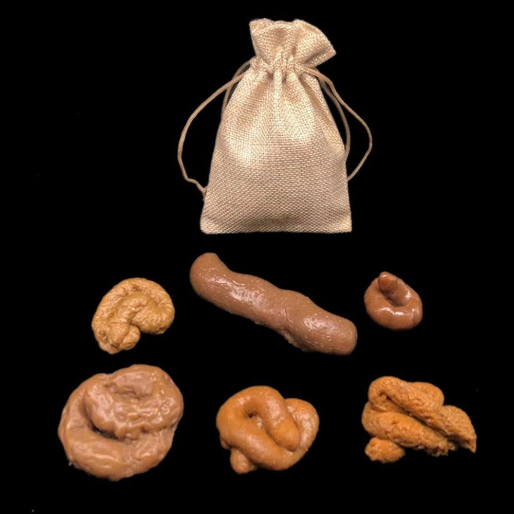 6 szt. Gadżetów żartobliwych,  – Fake Poop Gag Gift recenzja i cena