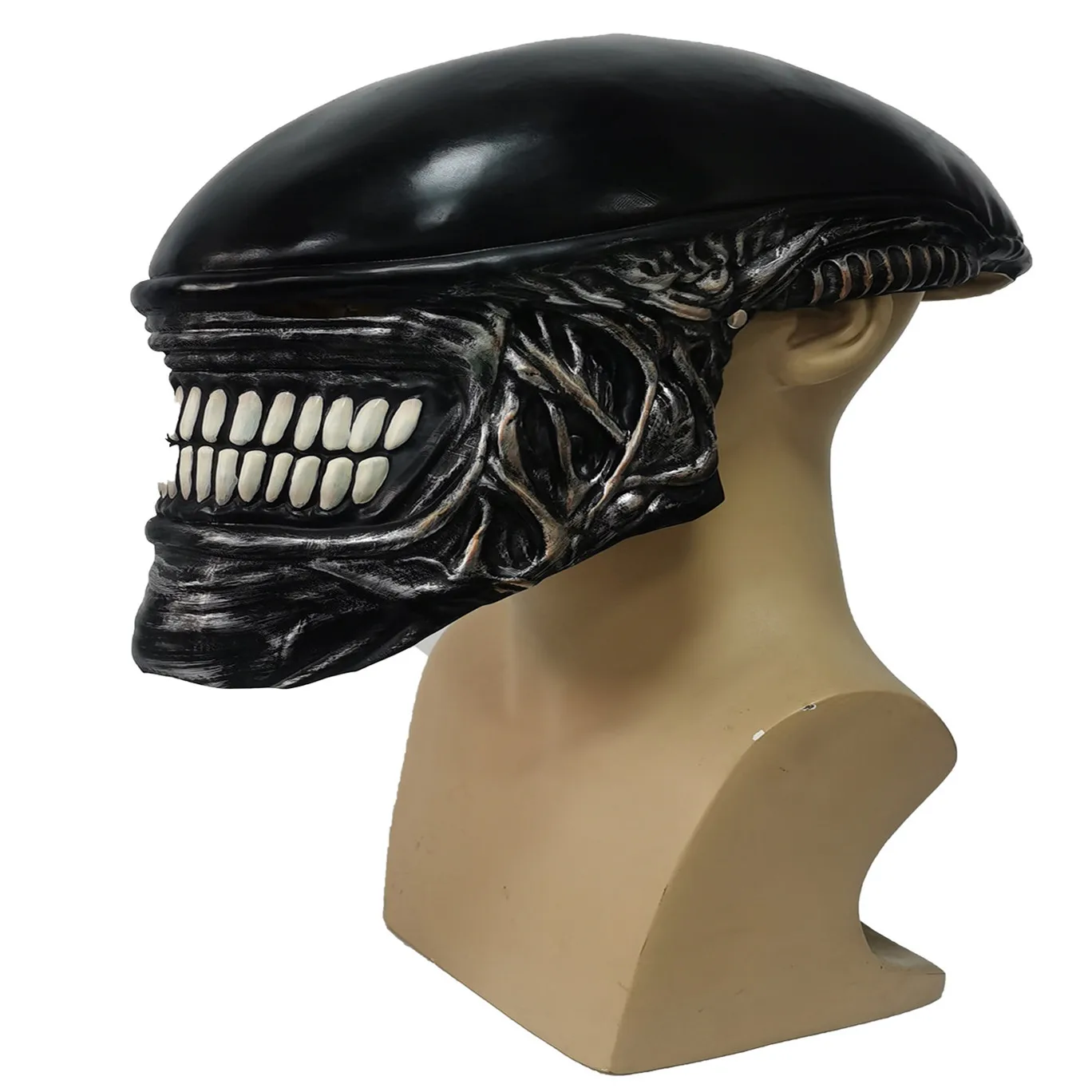 Mrożące strach maski, maska ob – Latex Alien Mask Realistic recenzja i cena