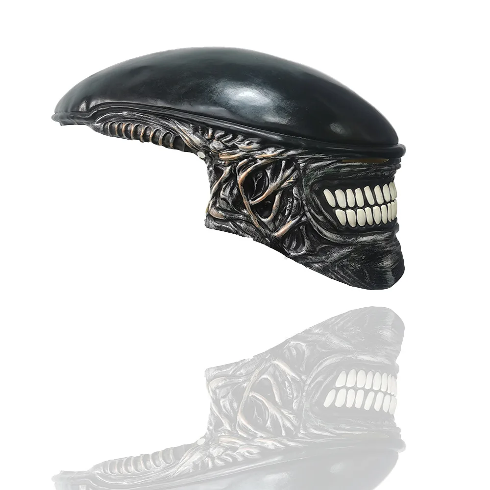 Mrożące strach maski, maska ob – Latex Alien Mask Realistic recenzja i cena