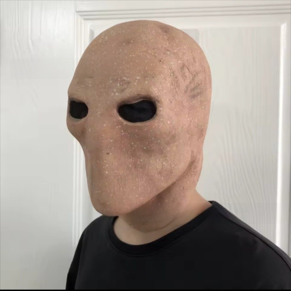 Maska Bez Twarzy Halloween Sle – Latex Alien Mask Realistic recenzja i cena